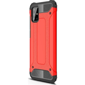 Samsung Galaxy A51 Kılıf Rugged Armor Kırmızı