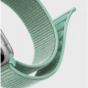 Apple Watch Uyumlu Series 5 44mm Hasırlı Kordon Woven Sport Loop Siyah