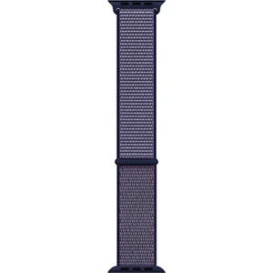 Apple Watch Uyumlu Series 4 44mm Hasırlı Kordon Woven Sport Loop Lacivert
