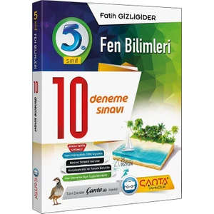 Çanta Yayınları 5.Sınıf Fen Bilimleri 10 Deneme Sınavı