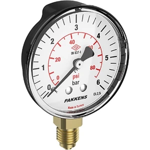 Alttan Bağlantılı Manometre 63 mm 100 Bar