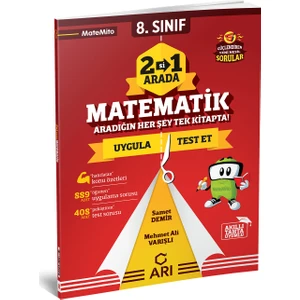 Arı Yayıncılık 8.Sınıf Matemito 2’si 1 Arada Matematik
