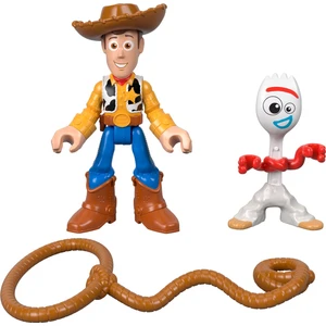Disney·Pixar Toy Story 4 Koleksiyon Figürler, 2 Figürlü ve Aksesuarlı - Woody & Forky GBG90