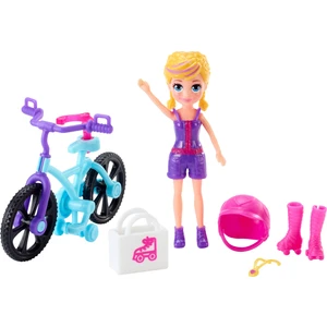 Polly Pocket® ve Bisikleti Oyun Setleri - Bisikletle Alışverişe GFP95