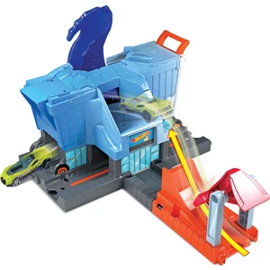 Hot Wheels Şehirde Yaratık Macerası Oyun Seti Serisi - T-rex Gizli Saldırı GBF92