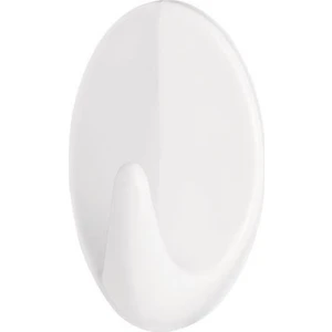 66603 Kendinden Yapışkanlı Oval Plastik Beyaz Askı 2'li Paket