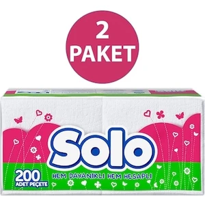Peçete 200 Yaprak x 2 Adet