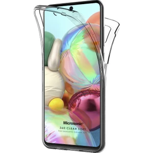 Samsung Galaxy A71 Full Koruma 360 Clear Soft Kılıf Şeffaf