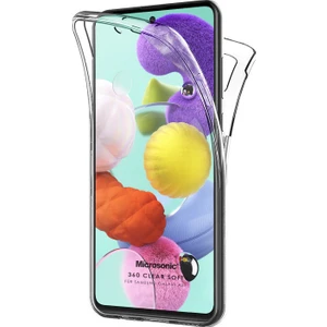 Samsung Galaxy A51 Full Koruma 360 Clear Soft Kılıf Şeffaf