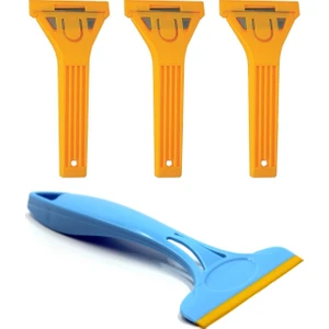 MasterCare 3 Adet Cam Kazıma Jileti Mini + Cam Sil 711949