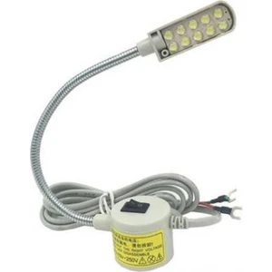 Spiral Dikiş Makinası Lambası Mıknatıslı 10 Ledli