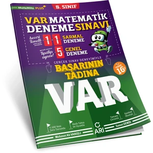 Arı Yayıncılık Var Matematik Deneme Sınavı 8. Sınıf