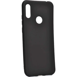 Tekno Grup Huawei Y6s 2019 Kılıf Mat Premium Silikon Kılıf Siyah + Cam Ekran Koruyucu