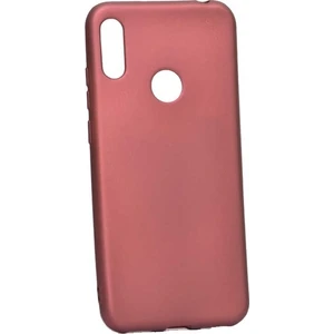 Tekno Grup Huawei Y6s 2019 Kılıf Mat Premium Silikon Kılıf Bordo + Cam Ekran Koruyucu