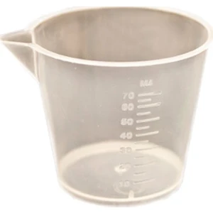 Plastik Sıvı Ölçüm Bardağı 70 ml