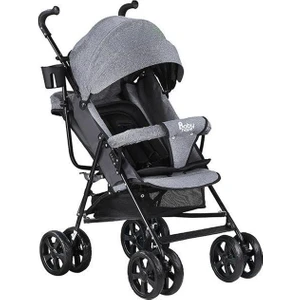 SA7 Baston Bebek Arabası Gri