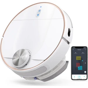 Eufy RoboVac L70 Hybrid Akıllı Robot Süpürge - Silme ve Süpürme - Laser Navigasyon - Wi-Fi Uygulama Destekli - HEPA Filtreli - T2190 (Anker Türkiye Garantili)