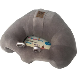 Bebe Yatmaz Bebeyatmaz Bebe Yatmaz Bebek Oturma Destek Minderi Bebek Koltuğu Gri