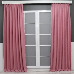Home Color Home Petek Kadife Dokulu Fon Perde 150 x 270 cm Düz Dikişli Ekstrafor Büzgü