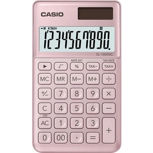 SL-1000SC-PK 10 Hane Pembe Cep Tipi Hesap Makinesi