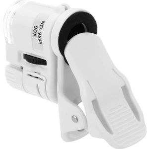 60X Mini Cep Telefonu Için Mandallı Mikroskop Uv Ledli Büyüteç  Model  AL2431