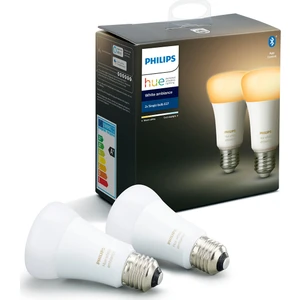 Hue Beyaz Ambiyans Akıllı Ampul 2'li Ekopaket E27 Bluetooth