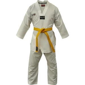 10011 Beyaz Yaka Taekwondo Elbisesi + Beyaz Kuşak 190