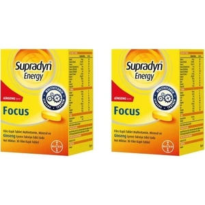 Supradyn Energy Focus 30 Tablet 2 Kutu