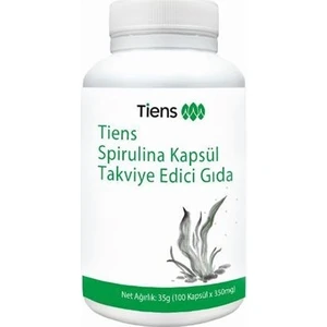 Spirulina Içeren Takviye Edici Gıda 100 Kapsül 35 gr