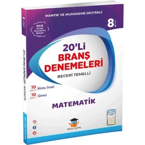 Zeka Küpü Yayınları 8.Sınıf LGS Matematik 20'li Branş Denemeleri