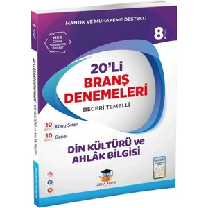 Zeka Küpü Yayınları 8.Sınıf LGS Din Kültürü ve Ahlak Bilgisi 20' li Branş Denemeleri