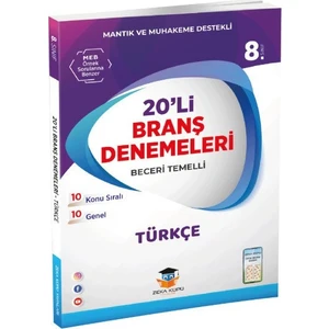 Zeka Küpü Yayınları 8.Sınıf LGS Türkçe 20'li Branş Denemeleri