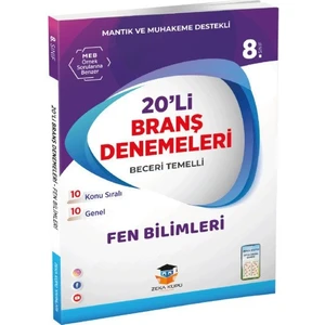Zeka Küpü Yayınları 8.Sınıf LGS Fen Bilimleri 20'li Branş Denemeleri