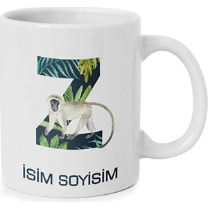 Anı Diyarı Kişiye Özel Z Harfli Isim Yazılı Kupa Bardak