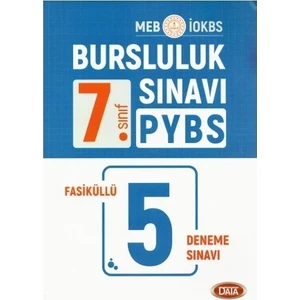 Data Yayınları 7. Sınıf Bursluluk 5 Fasiküllü Deneme Sınavı