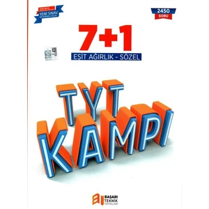 Başarı Teknik Yayınları 7+1 Eşit Ağırlık-Sözel TYT Kampı