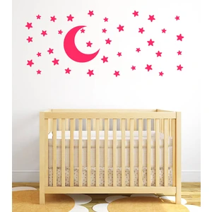 Zenn 88 Parça  Çocuk Odası Ay Yıldız Duvar Sticker