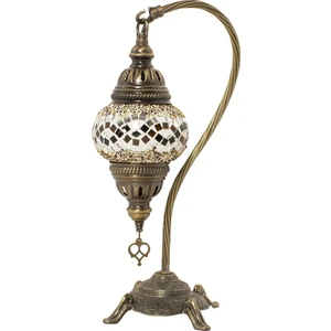 Karalp Mozaik Osmanlı Dekoratif Otantik Masa Lambası