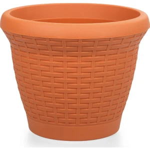 Hasır Saksı 25 LT Kremit 2'li