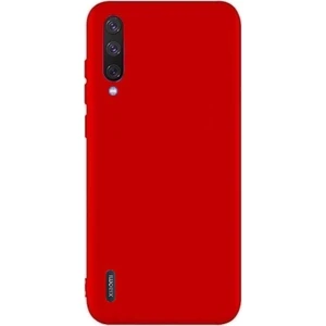 Xiaomi Mi 9 Lite Kılıf Premier Silikon Esnek Koruma + Nano Glass Kırmızı