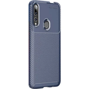 Huawei P Smart Z Kılıf Negro Karbon Dizayn Silikon Lacivert