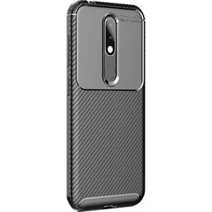 Nokia 4.2 Kılıf Negro Karbon Dizayn Silikon Siyah