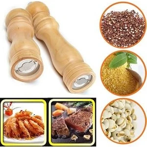 Seramik Bıçaklı Ahşap Baharat Değirmeni 13,5 cm