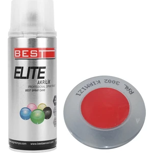 Elite Sprey Boya Ral 3002 Bayrak Kırmızı 400ML