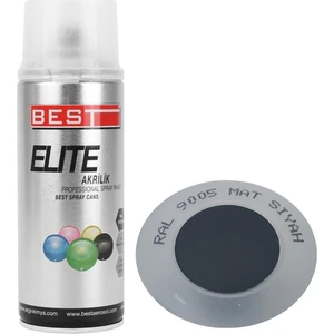Elite Sprey Boya Ral 9005 Mat Siyah 400ML