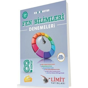 Limit Yayınları 8. Sınıf Fen Bilimleri Kronometre 12'li Denemeleri