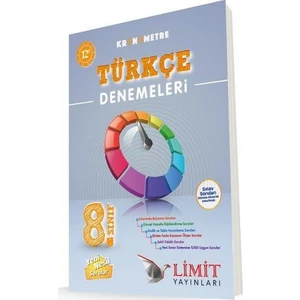 Limit Yayınları 8. Sınıf Türkçe Kronometre 12'li Denemeleri