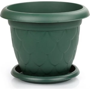 Damla Saksı 37 lt Yeşil 3'lü Takım