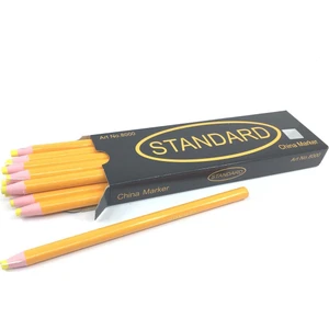 İpli Kalem Gres Mumlu Kalem China Marker Sarı 12'li