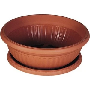 Büyük Aranjman Saksı Yuvarlak Şenyayla Kahverengi 5755